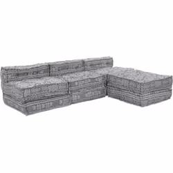 Cet ensemble de coussins modulaires pour le lounge est un mix génial entre style et praticité, prêt à rehausser l'ambiance de ...