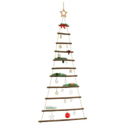 vidaXL Arbre de Noël suspendu - 74x150 cm - Étoile
