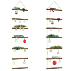 Échelle en Bois Décorative 2 pcs 30 x 100 cm