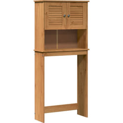 Cabinet pour lave-linge marron miel 72,5 x 27 x 161 cm vidaXL