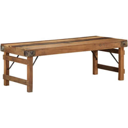 Vidaxl - Table Basse Marron 110 X 55 X 40 Cm Bois De Récupération Massif