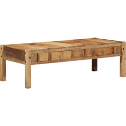 Table basse 110x55x35 cm Bois massif récupéré Vidaxl