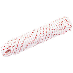 Cordon de démarrage à tirer blanc et rouge Ø6 mm 10 m nylon Vidaxl