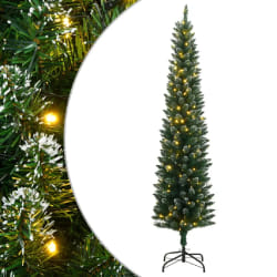 vidaXL Sapin de Noël mince - 150 LED - 120 cm