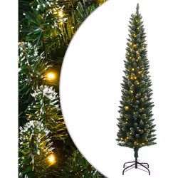 Élégance et praticité réunies Le sapin de Noël artificiel mince 300 LED 180 cm VIDAXL allie design élancé et fonctionnalité. ...