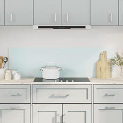 Vidaxl - Dosserets de cuisine 2 pcs blanc 70x50 cm verre trempé