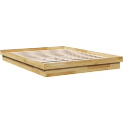 Vidaxl - Cadre de lit sans matelas 140x200 cm bois massif de chêne