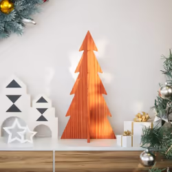 Créez l'ambiance de vacances parfaite avec cet arbre de Noël en bois ! Il ajoute un charme unique et une ambiance festive à v ...