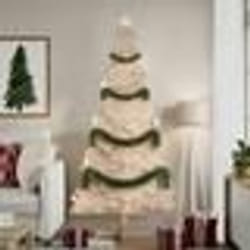 vidaXL Arbre de Noël en bois pour décoration 180 cm bois massif de pin