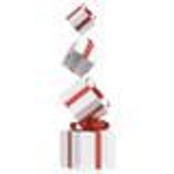 vidaXL Boîte-cadeau de décoration de Noël 80 LED blanc chaud 4019489