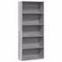 vidaXL Bibliothèque sonoma gris 80x30x189 cm bois dingénierie bibliothèque étagère à livres étagère armoire de 3314674