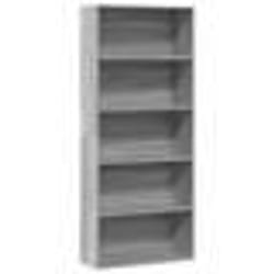vidaXL Bibliothèque sonoma gris 80x30x189 cm bois dingénierie bibliothèque étagère à livres étagère armoire de 3314674