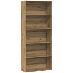 Bibliothèque chêne artisanal 80x30x189 cm bois d'ingénierie - Vidaxl