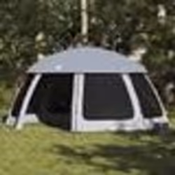 vidaXL Tente piscine toit amovible parois maille gris 510x510 cm tente grise tente de jardin abri de jardin tente abri 410063 ...