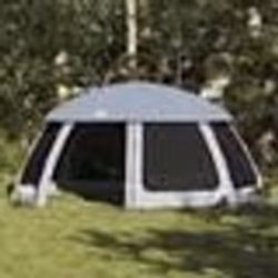 vidaXL Tente piscine toit amovible parois maille gris 612x612 cm tente grise tente de jardin abri de jardin tente abri 410063 ...