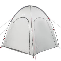 Tente de piscine avec toit - vidaXL - 366x305x231 cm - Gris - Résistant à leau - Anti-UV - Pliable - Portable