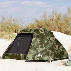 Tente de pêche - VIDAXL - Camouflage - 5 personnes - Imperméable - 490x330x185 cm