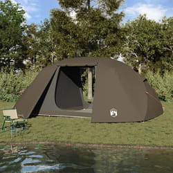 Tente de pêche - Marron - 7 personnes - Imperméable - Pliable
