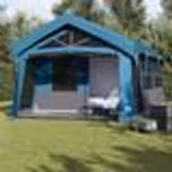 Tente de camping vidaXL avec fenêtres bleues pour 10 personnes étanche