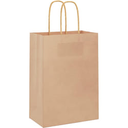 Vidaxl - Sacs en papier 50 pcs avec poignées marron 15x8x21 cm