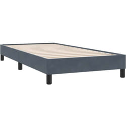 Vidaxl - Sommier à lattes de lit sans matelas gris foncé 80x210 cm