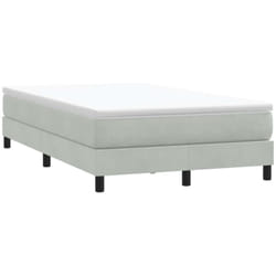 Vidaxl Sommier À Lattes De Lit Sans Matelas Gris Clair 120x210 Cm