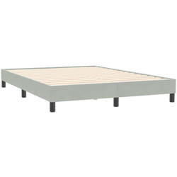 Sommier À Lattes De Lit Sans Matelas Gris Clair 140x210 Cm Vidaxl