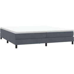 Vidaxl - Sommier à lattes de lit sans matelas gris foncé 200x210cm