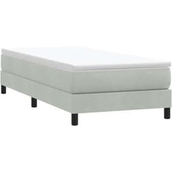 Vidaxl - Sommier à lattes de lit sans matelas gris clair 80x220 cm