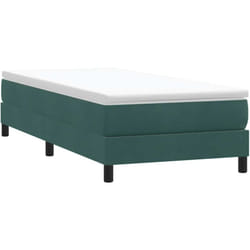 Vidaxl - Sommier à lattes de lit sans matelas vert foncé 80x220 cm