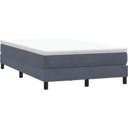 Sommier À Lattes De Lit Sans Matelas Gris Foncé 120x220cm Vidaxl