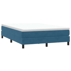 Sommier À Lattes De Lit Sans Matelas Bleu Foncé 140x220cm Vidaxl