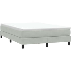 Sommier À Lattes De Lit Sans Matelas Gris Clair 160x220cm Vidaxl