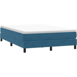 Sommier À Lattes De Lit Sans Matelas Bleu Foncé 160x220cm Vidaxl