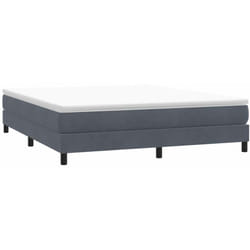 Vidaxl Sommier À Lattes De Lit Sans Matelas Gris Foncé 180x220 Cm