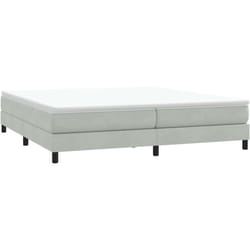 Sommier À Lattes De Lit Sans Matelas Gris Clair 200x220 Cm Vidaxl