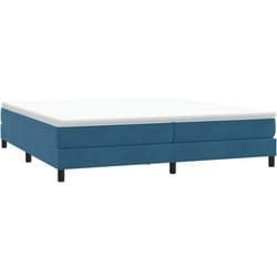 Sommier À Lattes De Lit Sans Matelas Bleu Foncé 200x220 Cm Vidaxl
