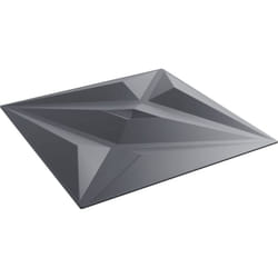 Vidaxl - Panneaux muraux 12 pcs gris 50x50 cm xps 3 m² étoile
