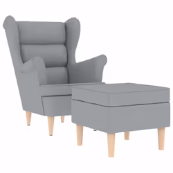 VidaXL 3307989, Tissu, Gris, mousse, 110 kg, 520 mm, 520 mm