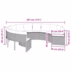VidaXL 3318527 Canapé de patio - Vue supplémentaire 7
