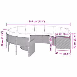 VidaXL 3318532 Canapé de patio - Vue supplémentaire 7