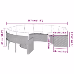VidaXL 3318533 Canapé de patio - Vue supplémentaire 7