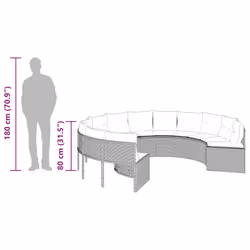 VidaXL 3318540 Canapé de patio - Vue supplémentaire 8