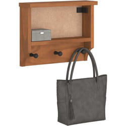 Vidaxl - Porte-manteau mural sandnes 45x12x35 cm bois massif pin