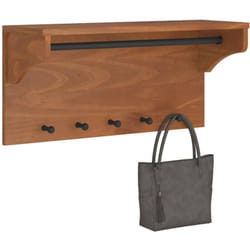 Vidaxl - Porte-manteau mural sandnes 87x30x42 cm bois massif pin