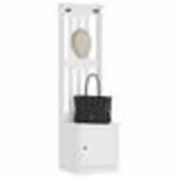 vidaXL Portemanteau SANDNES blanc 45x40x159,5 cm bois massif pin