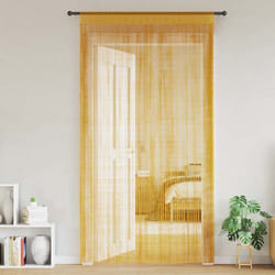 Vidaxl Rideaux À Fils 2 Pcs Or 140x250 Cm