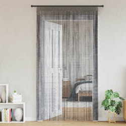 Vidaxl Rideau En Fils 2 Pcs 140 X 250 Cm Anthracite