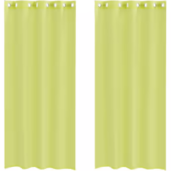 Profitez d'une pièce bien éclairée sans éblouissement excessif avec ces rideaux en voile. Matériau durable : le rideau est co ...