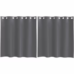 Profitez d'une pièce bien éclairée sans éblouissement excessif avec ces rideaux en voile. Matériau durable : le rideau est co ...